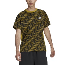 adidas Casual T-shirt Designed For Gameday Travel (Cotton) Olive Green/Black Men